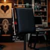 tattoo armrest black plain for tattoo studios details